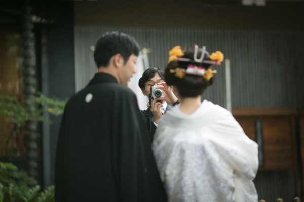 おふたりが過ごした町 神社での結婚式